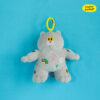 SMOKEY CAT / FLUFFY PLUSH DOLL KEYCHAIN