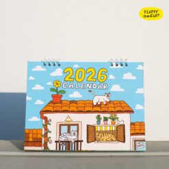 2026 DESK CALENDAR - The Fuzzy Friends